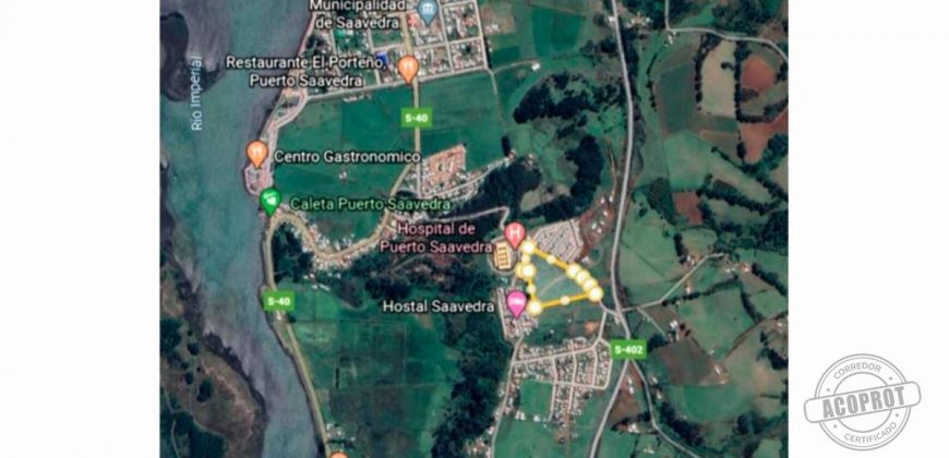SE VENDE GRAN TERRENO IDEAL PROYECTO HABITACIONAL EN PUERTO SAAVEDRA