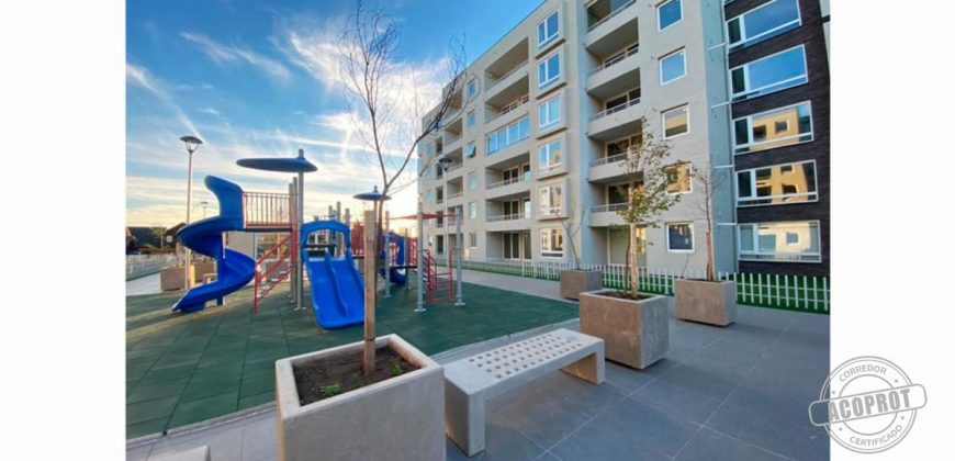 SE ARRIENDA LUMINOSO DEPARTAMENTO NUEVO CONDOMINIO BARRIO INGLÉS II