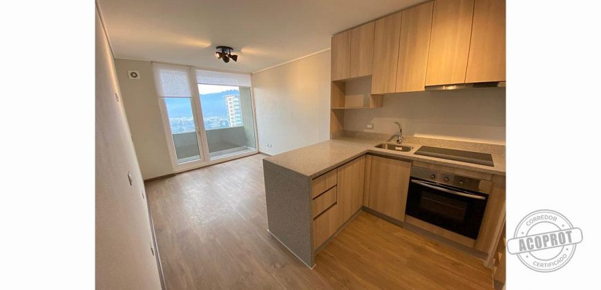 SE ARRIENDA DEPARTAMENTO NUEVO CON INMEJORABLE VISTA EDIFICIO VANGUARDIA CENTER