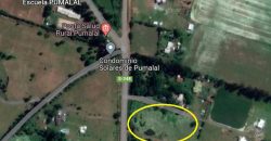 Vendemos bonita parcela en tranquilo condominio en sector Pumalal