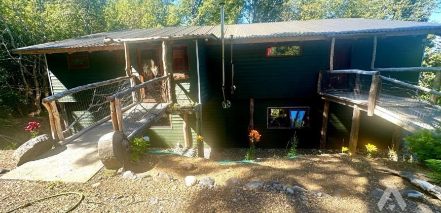 Casa en parcela en venta en Pucón, Mirador de Los Nevados