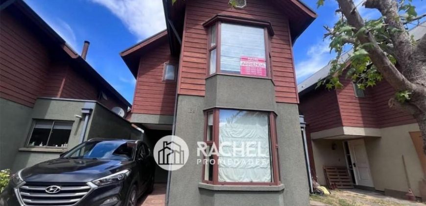 SE ARRIENDA LINDA CASA EN CONDOMINIO ALTO MAIPO