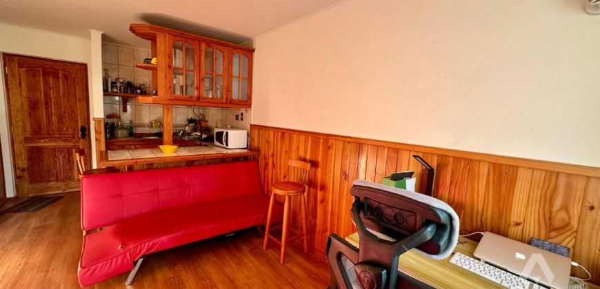 Departamento de un dormitorio en venta en Pucón