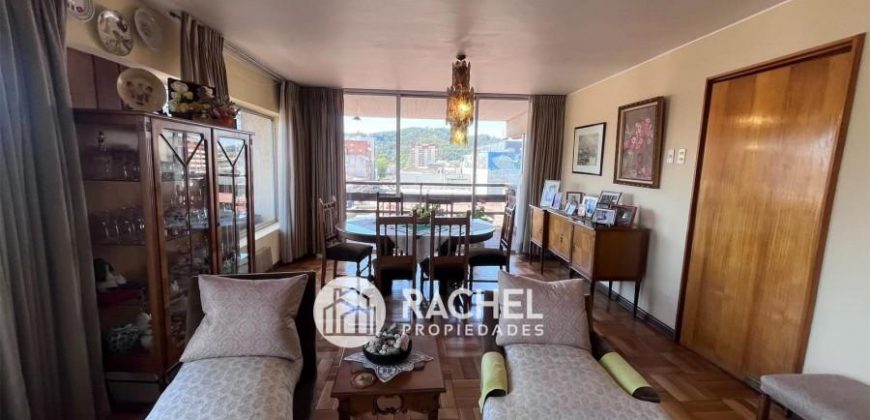 SE VENDE SOLEADO Y AMPLIO DEPTO EN PLENO CENTRO DE TEMUCO