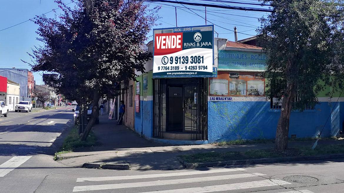 Vendemos propiedad comercial con gran visibilidad a pasos del centro de Temuco