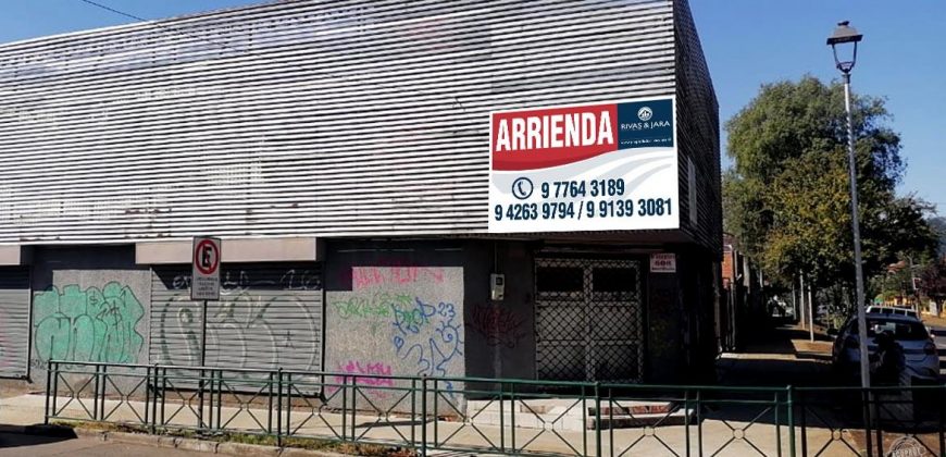 Arrendamos gran local de esquina con excelente visibilidad.