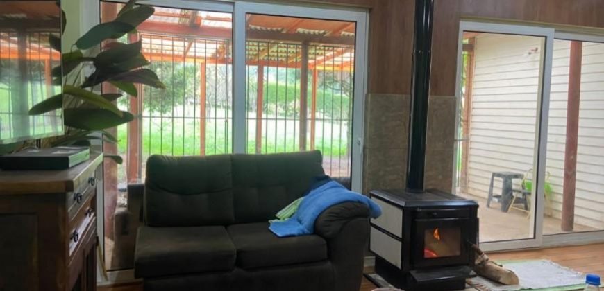 SE VENDE PARCELA DE AGRADO CON CASA HABITACIÓN A 10 KMS DE LA CIUDAD DE LAUTARO