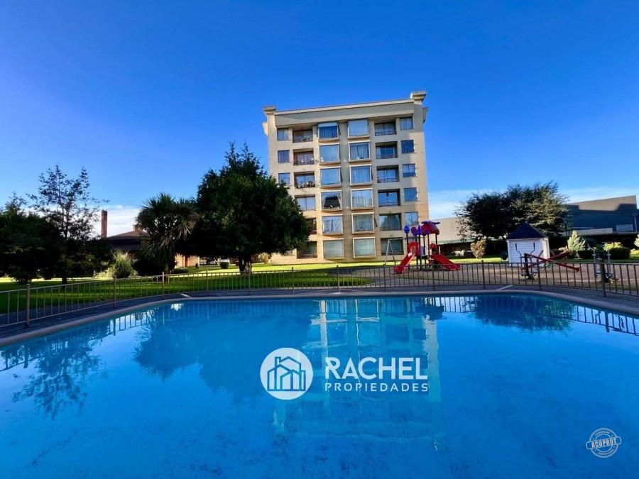 EN VENTA LUMINOSO DEPARTAMENTO CONDOMINIO LOS PABLOS, TEMUCO