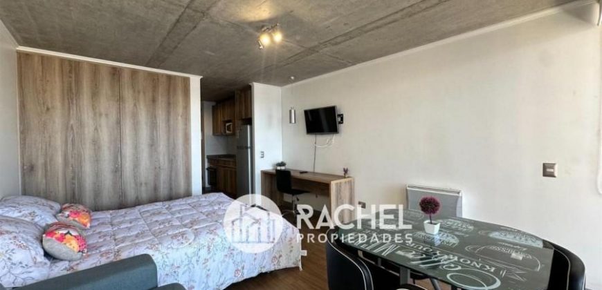 SE ARRIENDA DEPARTAMENTO FULL AMOBLADO EDIFICIO BARCELONA CON AMPLIA TERRAZA
