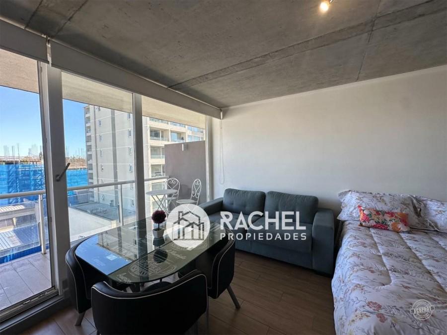 SE ARRIENDA DEPARTAMENTO FULL AMOBLADO EDIFICIO BARCELONA CON AMPLIA TERRAZA