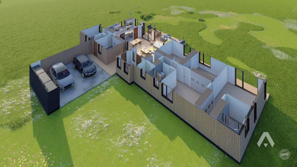Casa en verde en venta en Pitrufquén