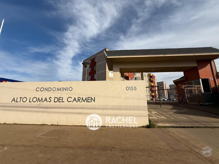 SE ARRIENDA IMPECABLE DEPTO 2D -Condominio Altos Lomas del Carmen