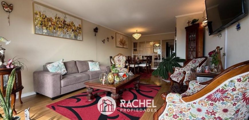 SE VENDE SOLEADO DEPTO CON 4 DORMITORIOS- Edificio Versalles, Calle Francia
