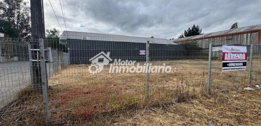 ARRENDAMOS ESTRATÉGICO SITIO COMERCIAL AMPLIO EN PADRE LAS CASAS EN SALIDA SUR DE TEMUCO
