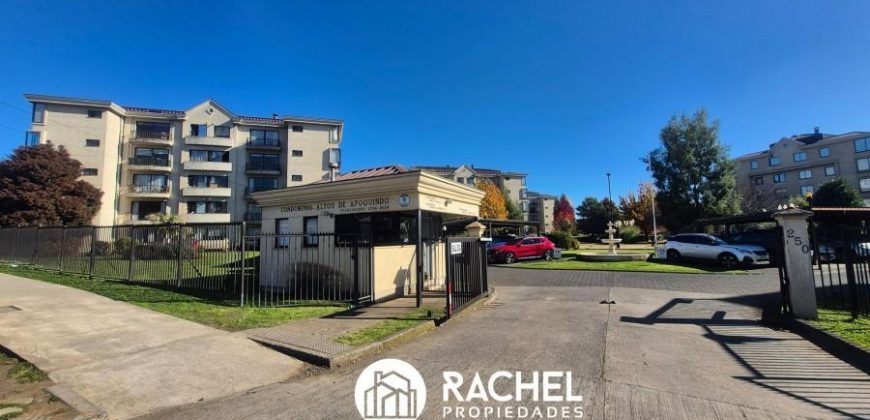 EN VENTA DEPARTAMENTO DE 3 DORMITORIOS CONDOMINIO ALTOS DE APOQUINDO, TEMUCO