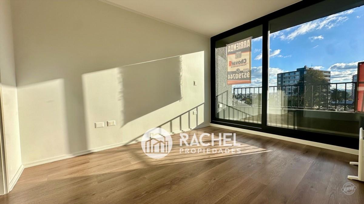 SE ARRIENDA DEPARTAMENTO NUEVO DE 1 DORMITORIO, ESTACIONAMIENTO Y BODEGA