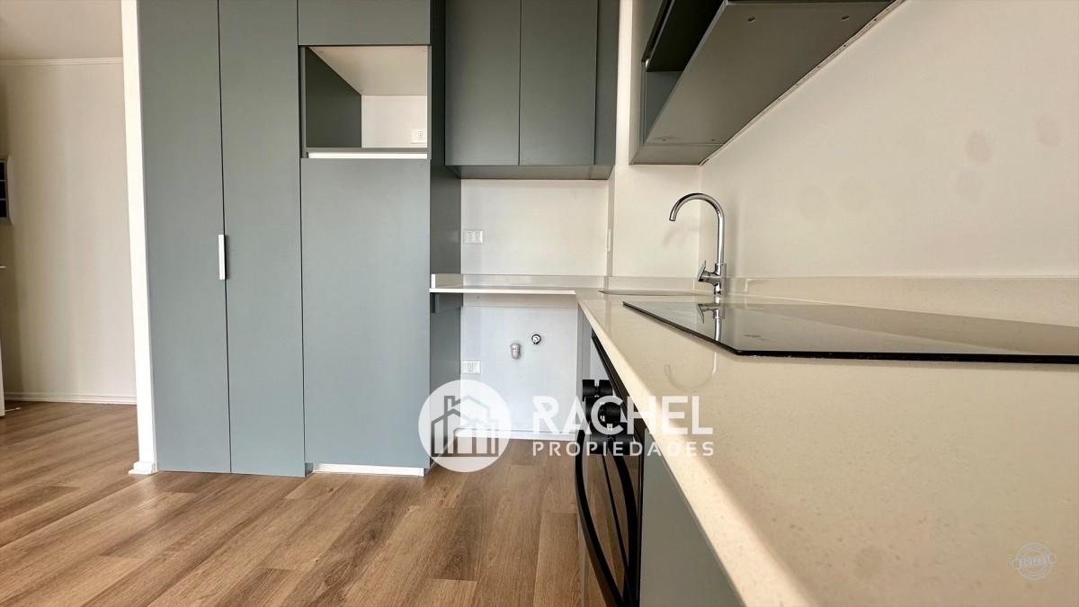SE ARRIENDA DEPARTAMENTO NUEVO DE 1 DORMITORIO, ESTACIONAMIENTO Y BODEGA
