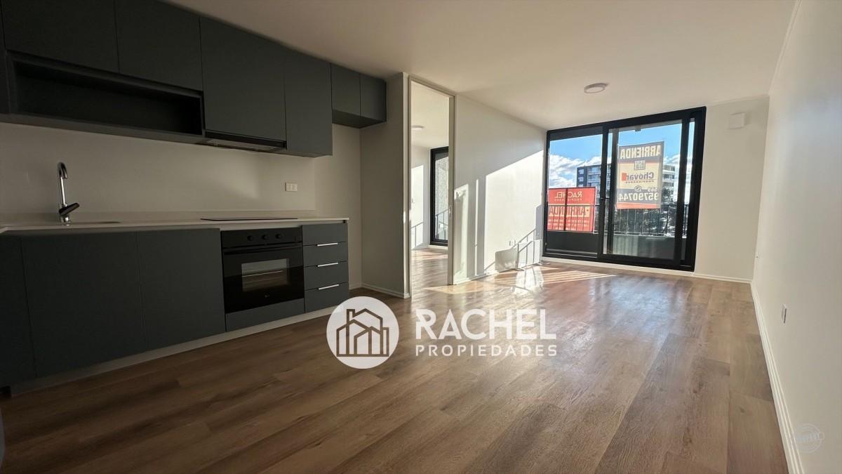 SE ARRIENDA DEPARTAMENTO NUEVO DE 1 DORMITORIO, ESTACIONAMIENTO Y BODEGA