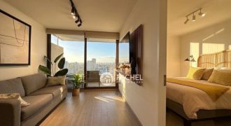 SE ARRIENDA HERMOSO DEPTO FULL AMOBLADO CON ESTACIONAMIENTO Y GC INCL- Edificio Claro Solar