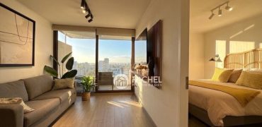 SE ARRIENDA HERMOSO DEPTO FULL AMOBLADO CON ESTACIONAMIENTO Y GC INCL- Edificio Claro Solar