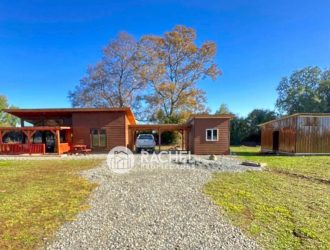 EN VENTA PARCELA DE 5.000 M² CON ACOGEDORA CABAÑA EQUIPADA EN VILCÚN