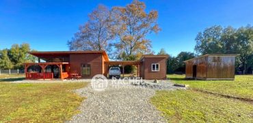 EN VENTA PARCELA DE 5.000 M² CON ACOGEDORA CABAÑA EQUIPADA EN VILCÚN