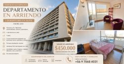 Arriendo departamento 1 Dormitorio 1 Baño Edificio Q