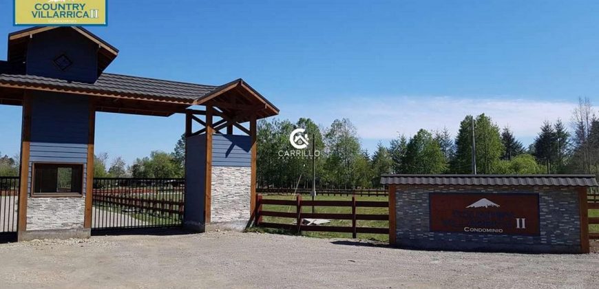 VENDEMOS PARCELA EN CONDOMINIO DE VILLARRICA