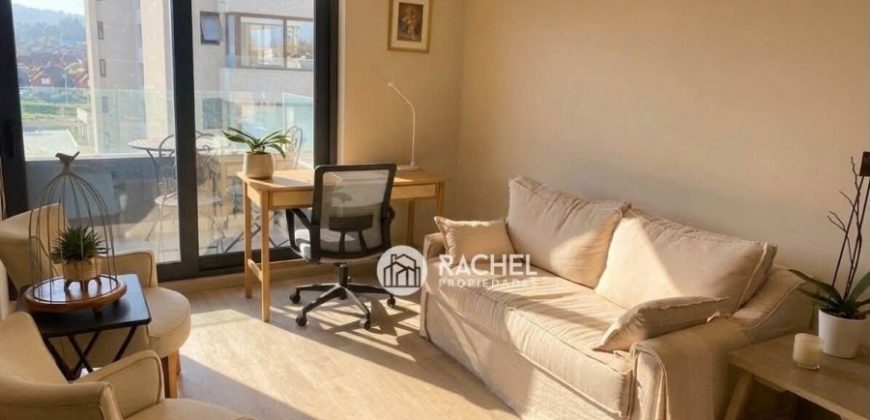 SE ARRIENDA SOLEADO DEPTO 1D MODERNO CONDOMINIO PONTEVEDRA- Portal de la Frontera