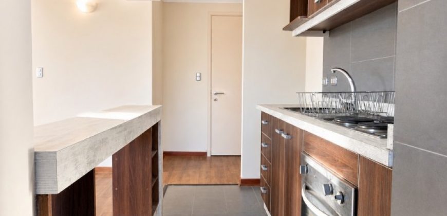 SE ARRIENDA DEPARTAMENTO 2 DORMITORIOS + ESTACIONAMIENTO Y BODEGA EDIFICIO BORDEPLAZA