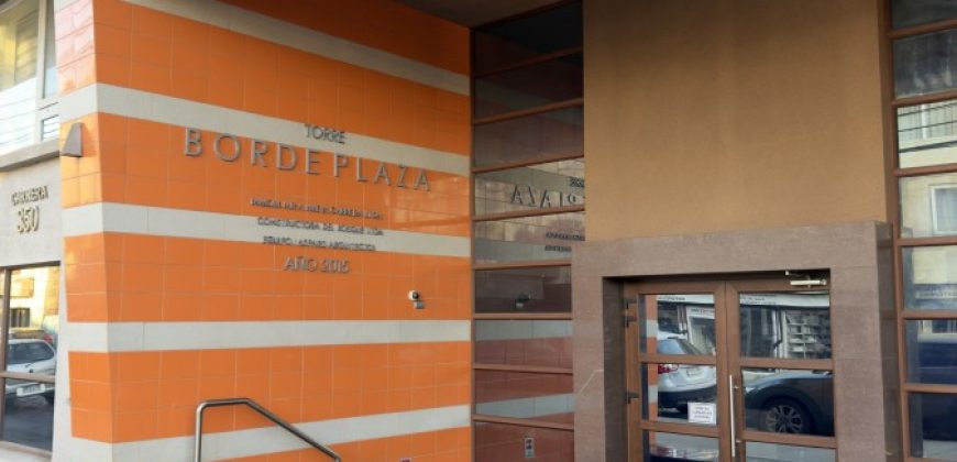 SE ARRIENDA DEPARTAMENTO 2 DORMITORIOS + ESTACIONAMIENTO Y BODEGA EDIFICIO BORDEPLAZA