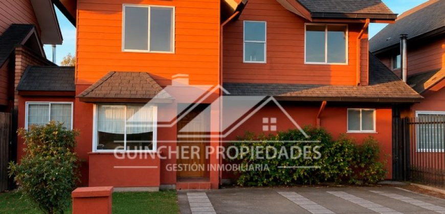 SE ARRIENDA CASA 4 DORMITORIOS 3 BAÑOS + QUINCHO BARRIO LOS CONQUISTADORES
