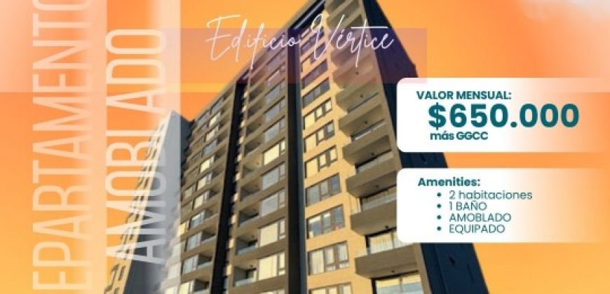 ARRENDAMOS IMPECABLE DEPARTAMENTO AMOBLADO DE 2 DORMITORIOS Y 1 ESTACIONAMIENTO EN LA CIUDAD DE TEMUCO A PASOS DE AVENIDA ALEMANIA Y UNIVERSIDADES