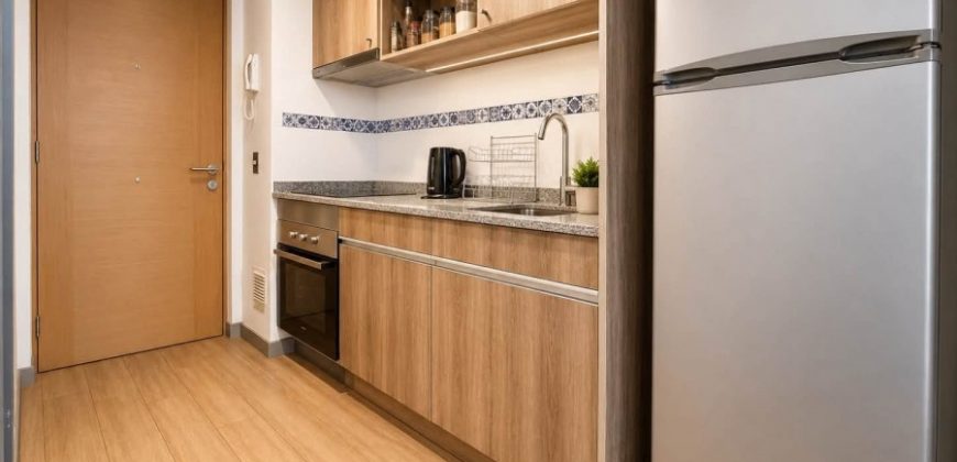 SE ARRIENDA DEPARTAMENTO EDIFICIO BARCELONA CON AMPLIA TERRAZA