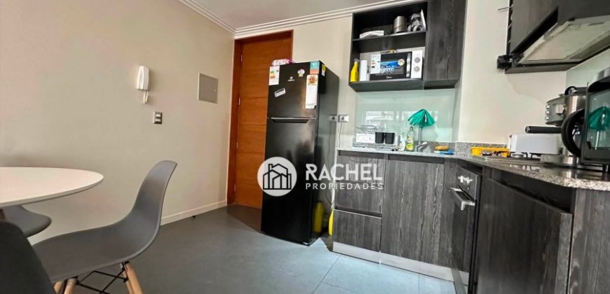 SE ARRIENDA AMPLIO DEPARTAMENTO DE 1 DORMITORIO CON ESTACIONAMIENTO