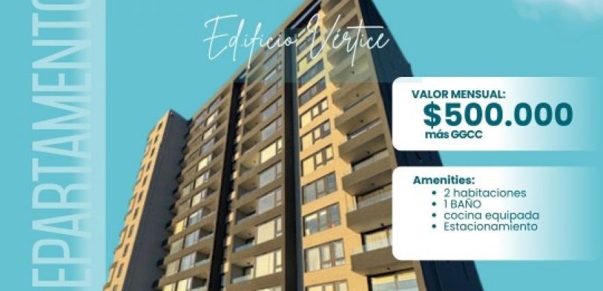 ARRENDAMOS CÓMODO E IMPECABLE DEPARTAMENTO DE 2 DORMITORIOS CON 1 ESTACIONAMIENTO EN LA CIUDAD DE TEMUCO A PASOS DE AVENIDA ALEMANIA