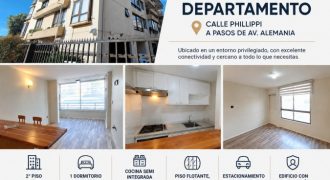 Departamento en arriendo en calle Phillippi a pasos de Av Alemania