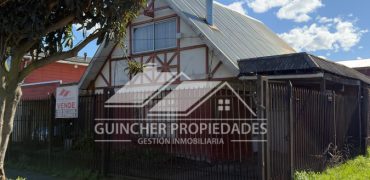 EN VENTA AMPLIA CASA ESQUINA LAS TRANQUERAS VILLA GANADEROS TEMUCO
