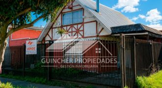 EN VENTA AMPLIA CASA ESQUINA LAS TRANQUERAS VILLA GANADEROS TEMUCO