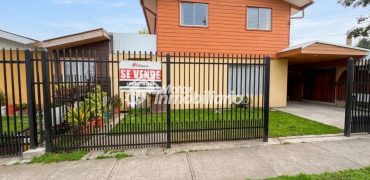 VENDEMOS GRAN CASA DE 5 DORMITORIOS Y 2 BAÑOS EN VILLA SAN PATRICIO BARRIO CONSOLIDADO EN LA CIUDAD DE TEMUCO