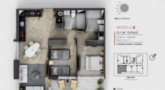 ARRENDAMOS NUEVO Y EXCLUSIVO DEPARTAMENTO DE 2 DORMITORIOS 2 ESTACIONAMIENTOS EN EDIFICIO TERRASSA CIUDAD DE TEMUCO