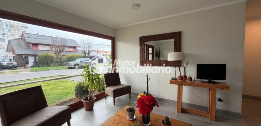ARRENDAMOS DEPARTAMENTO COMPLETAMENTE AMOBLADO DE 1 DORMITORIO CON ESTACIONAMIENTO Y BODEGA EN LA CIUDAD DE TEMUCO