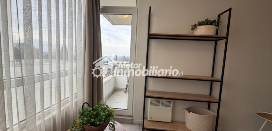 ARRENDAMOS DEPARTAMENTO COMPLETAMENTE AMOBLADO DE 1 DORMITORIO CON ESTACIONAMIENTO Y BODEGA EN LA CIUDAD DE TEMUCO