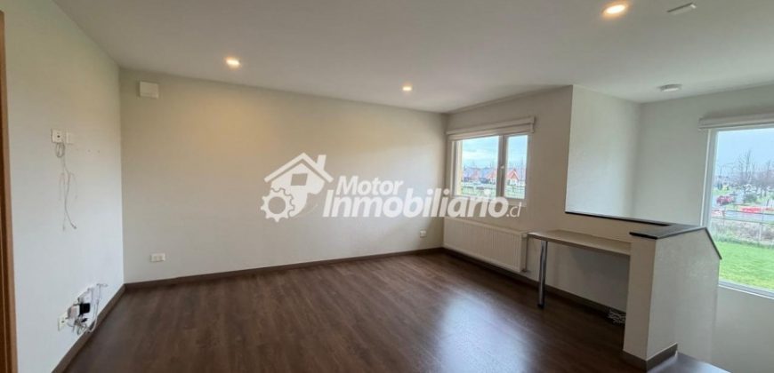ARRENDAMOS AMPLIA Y MODERNA CASA EN BARRIO GERMANIA SECTOR PONIENTE DE LA CIUDAD DE TEMUCO A PASOS DE COLEGIOS, ÁREAS VERDES Y COMERCIO