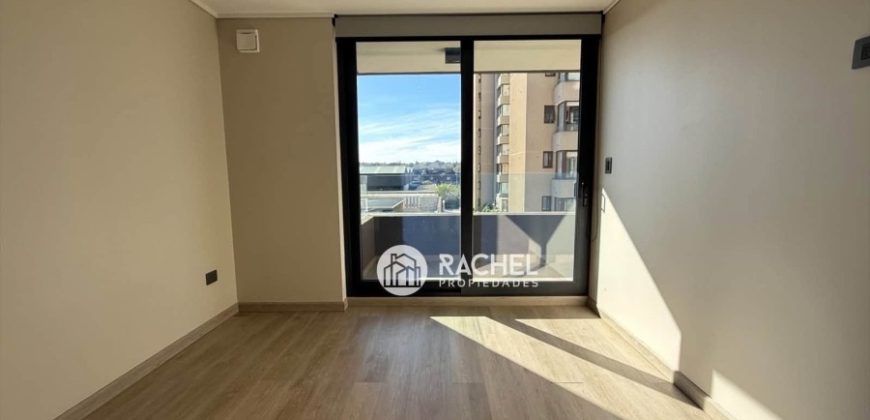 SE ARRIENDA SOLEADO DEPTO 1D MODERNO CONDOMINIO PONTEVEDRA- Portal de la Frontera