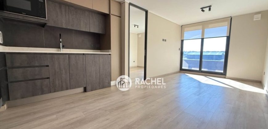 SE ARRIENDA SOLEADO DEPTO 1D MODERNO CONDOMINIO PONTEVEDRA- Portal de la Frontera