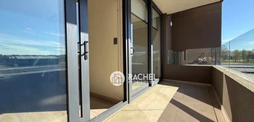 SE ARRIENDA SOLEADO DEPTO 1D MODERNO CONDOMINIO PONTEVEDRA- Portal de la Frontera