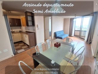 Arriendo departamento Semi amoblado – Trio Urbano
