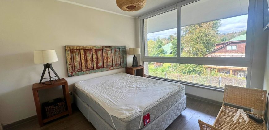 Departamento de 2 dormitorios en venta en Pucón.