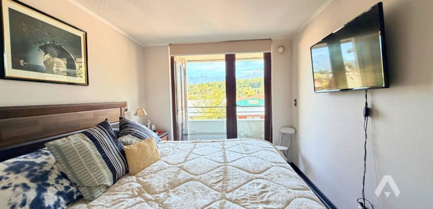 Departamento en venta en Pucón, con vista al volcán